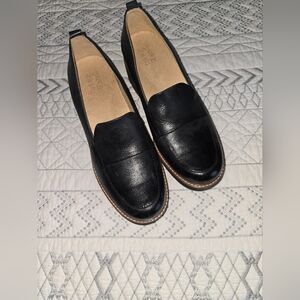 Naturalizer Darry Lug Loafet Black Leather Size 10 Wide